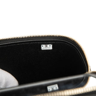 Chanel
Small Lambskin Top Handle Vanity Case with Chain