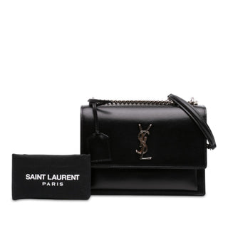 Saint Laurent Medium Calfskin Monogram Sunset Crossbody