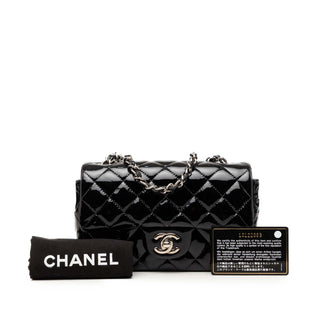 Chanel Mini Rectangular Classic Patent Single Flap