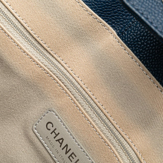 Chanel
Medium Glazed Calfskin and Caviar Deauville Tote
