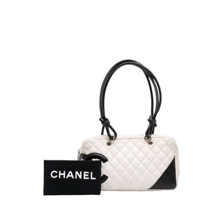 Chanel Quilted Lambskin Cambon Ligne Shoulder Bag