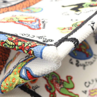 Dior Niki de Saint Phalle Medium Embroidered Canvas Book Tote