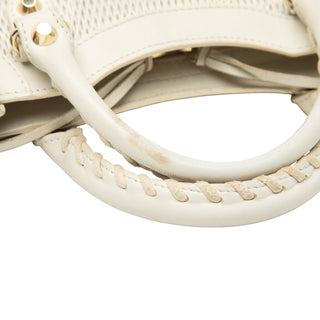 Balenciaga
Mini Perforated Leather Motocross Classic City Satchel