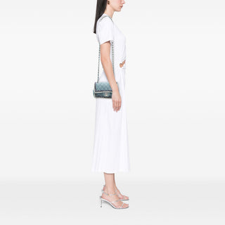 Chanel Mini Rectangular Classic Denim Braided Single Flap