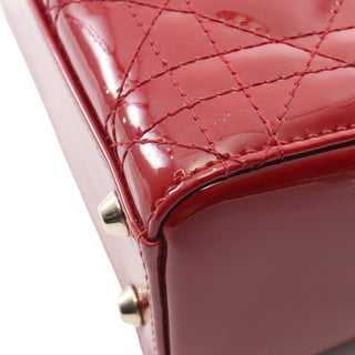 Dior Mini Patent Cannage Lady Dior