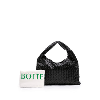 Bottega Veneta Small Calfskin Intrecciato Hop Hobo