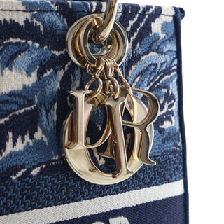 Dior
Medium Embroidered De Jouy Lady D Lite