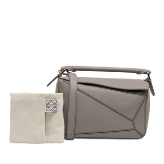 LOEWE Small Calfskin Puzzle Satchel