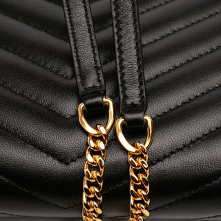 Saint Laurent
Chevron Leather Cassandre Envelope Chain Wallet