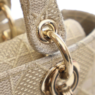 Dior
Medium Canvas Cannage Lady D Lite