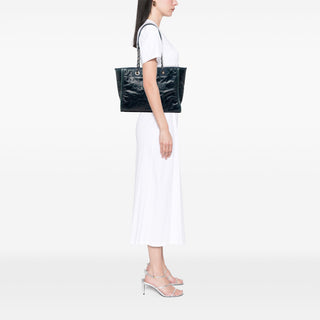 Chanel Small Glazed Calfskin Deauville Tote