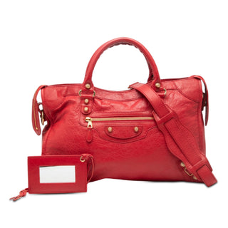 Balenciaga
Lambskin Motocross City Giant 12 Satchel