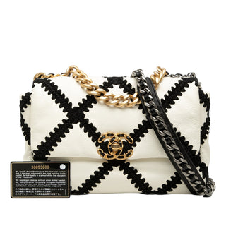 Chanel Medium Crochet Calfskin 19 Flap