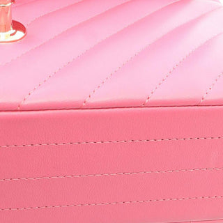 Chanel Small Classic Chevron Lambskin Double Flap