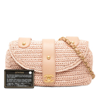 Chanel
CC Woven Raffia Flap