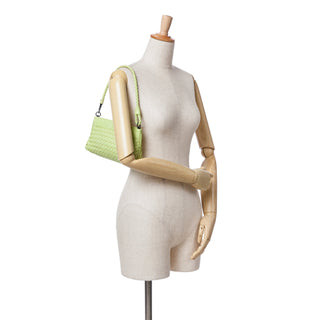 Bottega Veneta
Leather Intrecciato Shoulder Bag