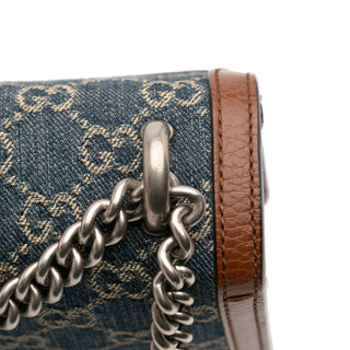 Gucci Medium GG Denim Dionysus Shoulder Bag