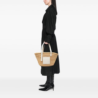 LOEWE Medium Raffia Anagram Basket Tote