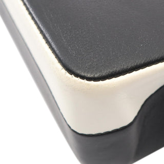 Chanel Medium Classic Bicolor Lambskin Geometric Colorblock Double Flap