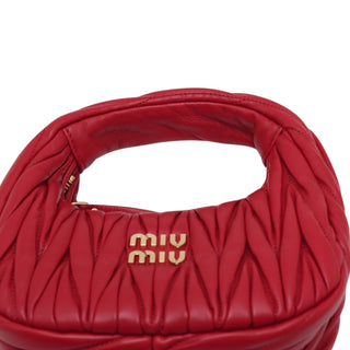 Miu Miu Mini Matelasse Nappa Wander Hobo