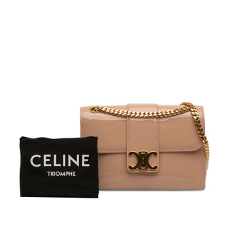 Celine
Teen Patent Triomphe Victoire Chain Shoulder Bag