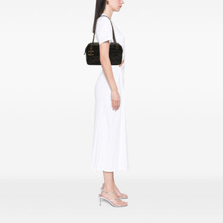Chanel CC Iridescent Lambskin and Quilted Calfskin Chain Shoulder Bag