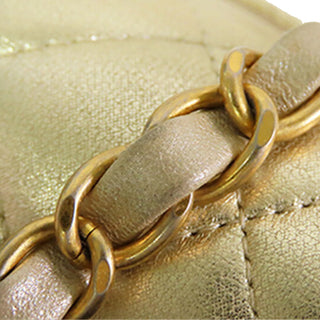 Chanel
Mini Rectangular Classic Metallic Lambskin Single Flap