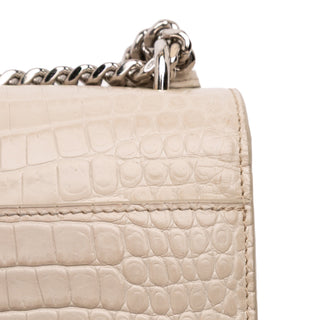 Saint Laurent
Medium Croc Embossed Leather Monogram Sunset Crossbody