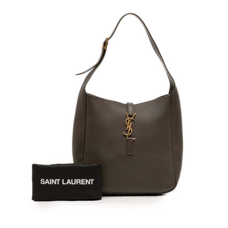Saint Laurent Small Grained Calfskin Supple Le 5 a 7 Soft Hobo