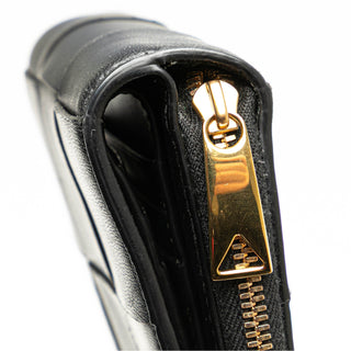 Bottega Veneta
Lambskin Maxi Intreccio Cassette Bifold Zip Wallet