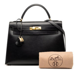 Hermès Box Calf Kelly Sellier 32